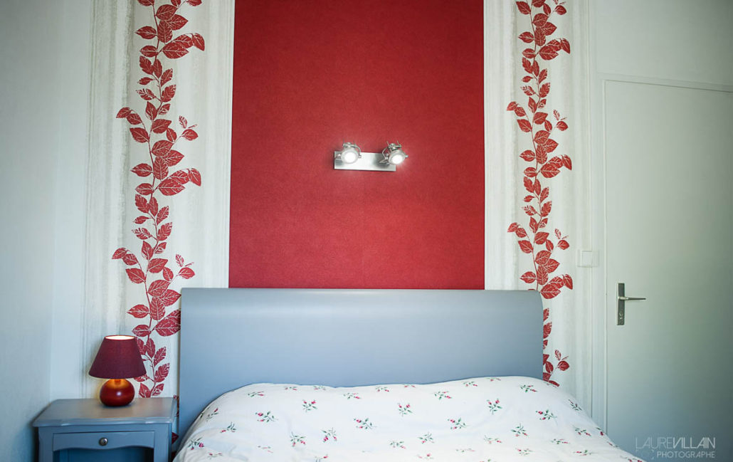 Graines de couleurs - Chambre Décoration rouge - 1