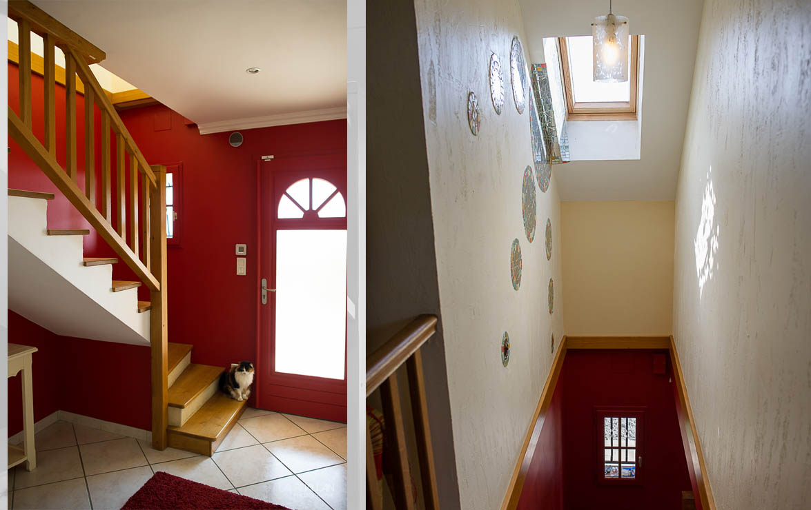 Graines de couleurs - Réalisation entée et escalier - 2