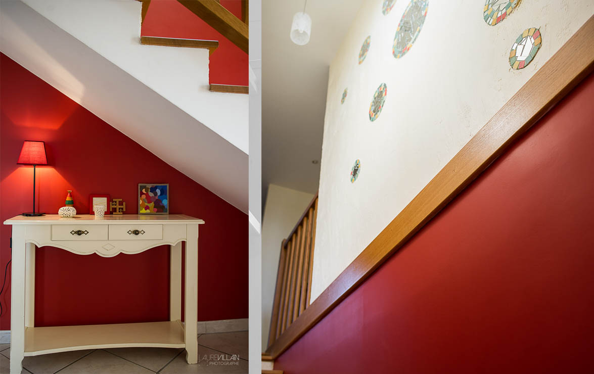 Graines de couleurs - Réalisation entée et escalier - 4