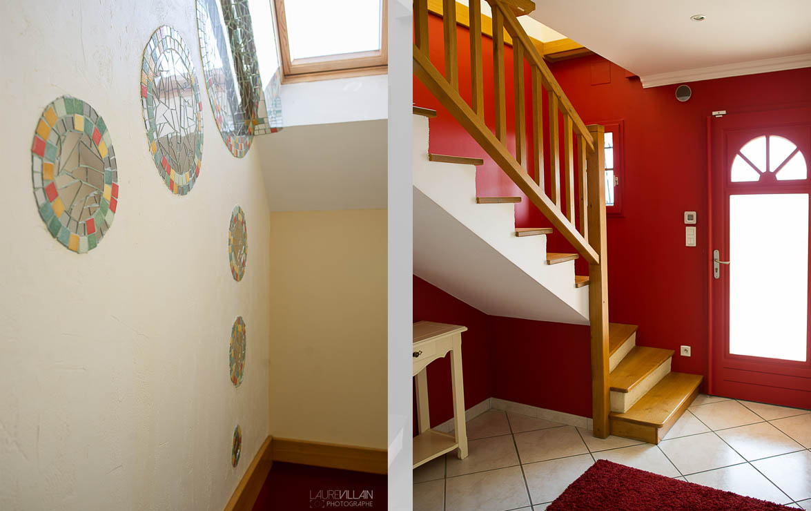 Graines de couleurs - Réalisation entée et escalier - 6